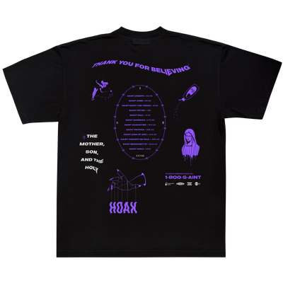 HOLY HOAX T-SHIRT BLACK